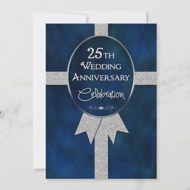 25th Wedding Anniversary Celebration - Invitations (Front)