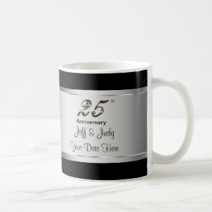 25th Wedding Anniversary Coffee Mug