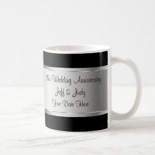25th Wedding Anniversary Coffee Mug
