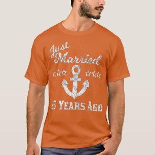 25th Wedding Anniversary Cruise Married 25 Years T-Shirt