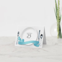25th wedding anniversary dinner invite