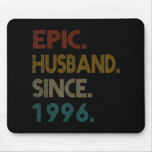 25th Wedding Anniversary Gift Him Epic Husband Mouse Mat
