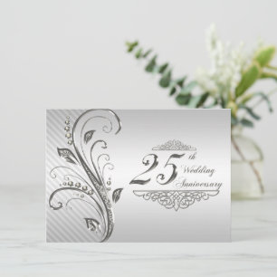 25th Wedding Anniversary Invitation