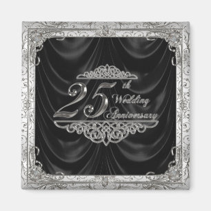 25th Wedding Anniversary Magnet