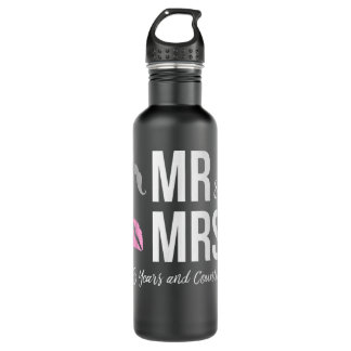 25th WEDDING ANNIVERSARY - Mr. & Mrs. 25 Years 710 Ml Water Bottle