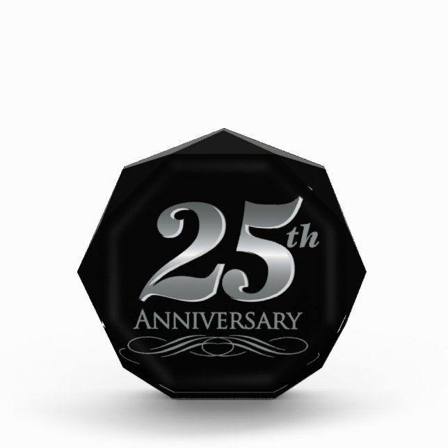 25th wedding anniversary photo block (Front)