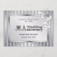 25th Wedding Anniversary - Silver
