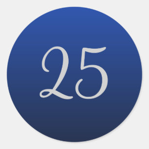 25th Wedding Anniversary Stickers