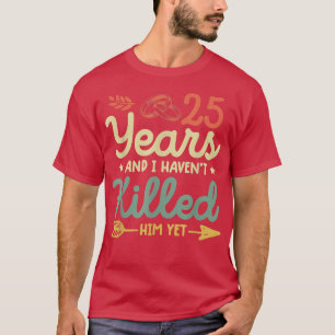 25th wedding anniversary tee matching couples 25