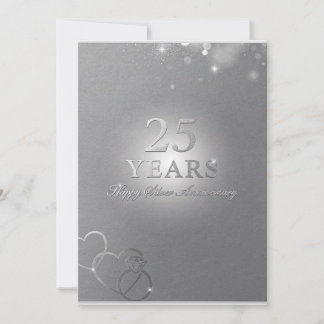 25th wedding greeting cards