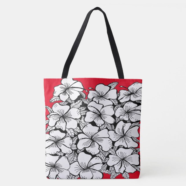 261 - Hibiscus Tote Bag (Front)