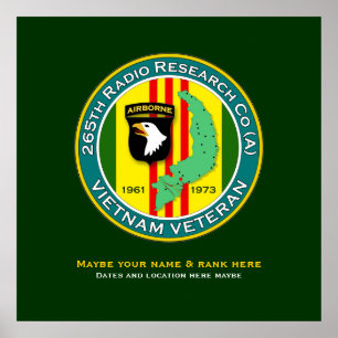 265th RRC - ASA Vietnam Poster