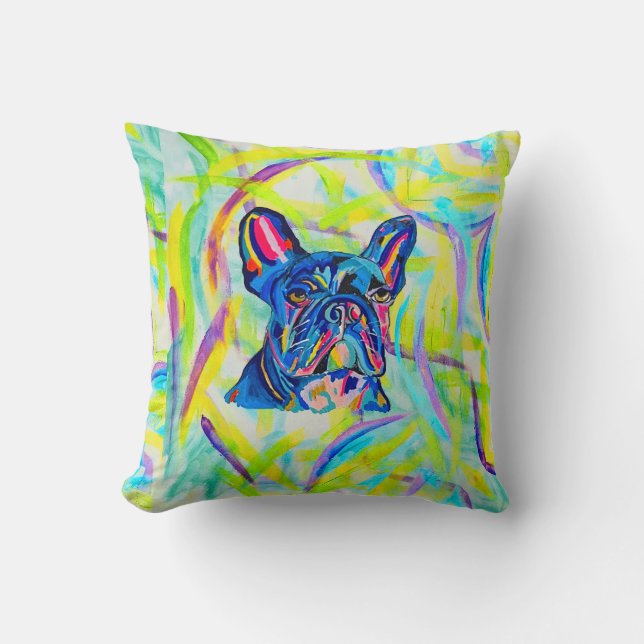 267 - French Bulldog Love Pillow (Front)