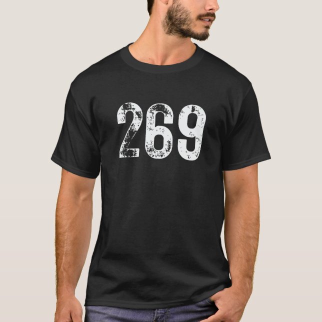 269 Area Code Kalamazoo MI Mobile Telephone Area C T-Shirt (Front)