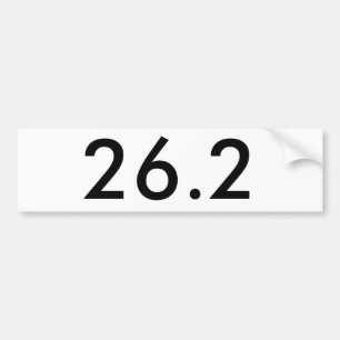 26.2 Bumper Sticker