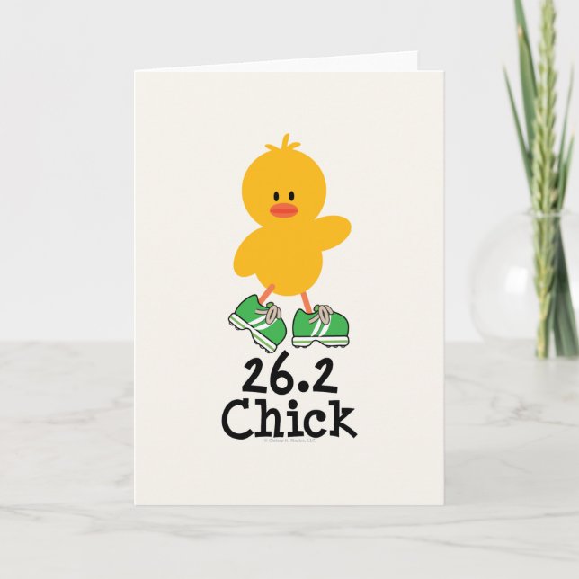 26.2 Chick Greeting Card (Front)