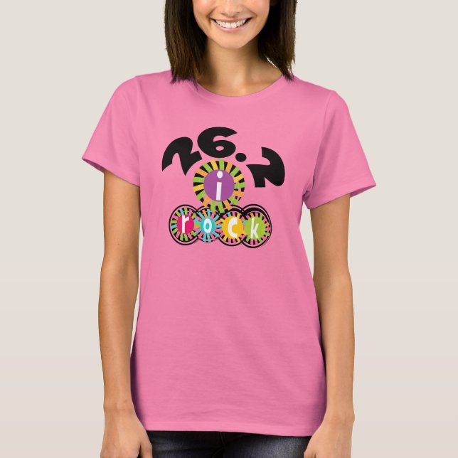 26.2 I Rock T-shirts (Front)