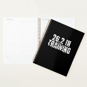 26.2 In Training Marathon Runner Running Planner