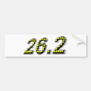 26.2  Just try to keep up! Bumper Sticker