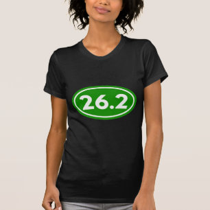 26.2 Marathon Oval Green (#GEO4) T-Shirt