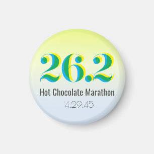 26.2 Marathon PR Celebratory Magnet
