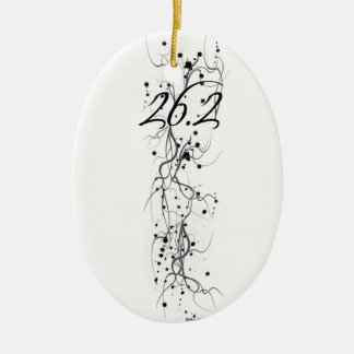 26.2 Splatter Ceramic Tree Decoration