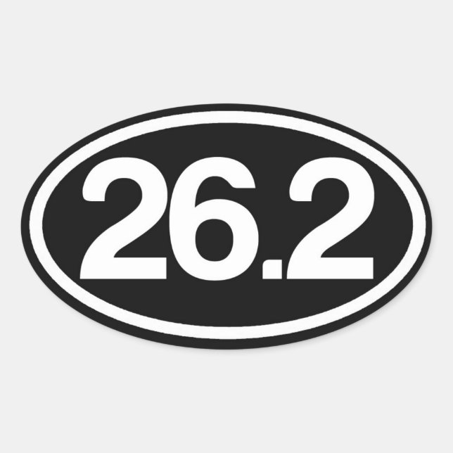 26.2 Sticker (Full Marathon Sticker) (Front)