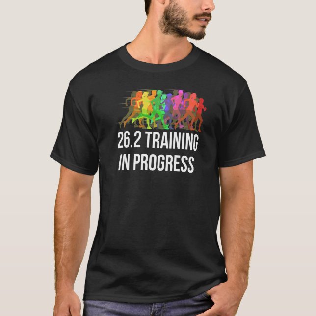 26 2 Training In Progress Marathon Training  Men W T-Shirt (Front)