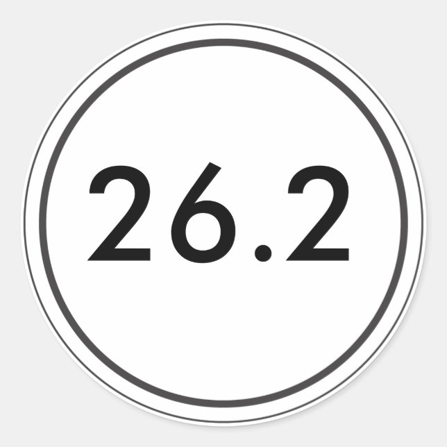 26.2 White Sticker (Front)