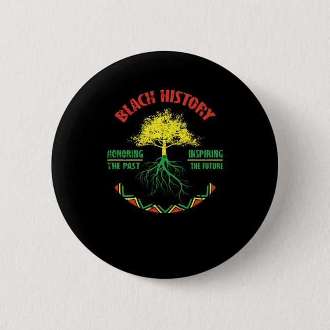26 Black History Month African Pride Apparel Gift 6 Cm Round Badge (Front)
