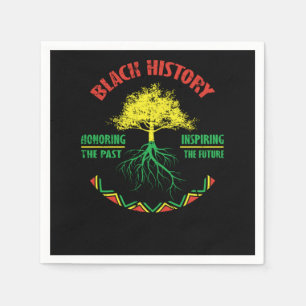 26 Black History Month African Pride Apparel Gift Napkin