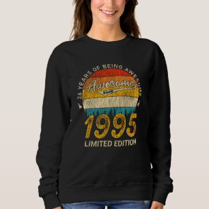 26 Year Old Bday 1995 Awesome Since 26th Birthday Sweatshirt