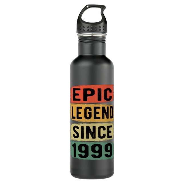 26 Year Old Bday Epic Legend 26th Birthday Gift 710 Ml Water Bottle (Front)