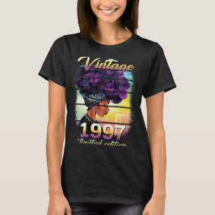 26 Years Old 26th Birthday Black  Women Awesome 19 T-Shirt