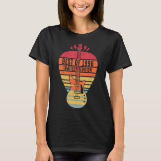 26 Years Old Birthday Best Of 1996 Guitar T-Shirt