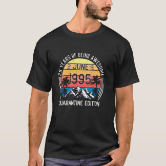 26 Years Old June 1995 26th Quarantine Edition Bir T-Shirt