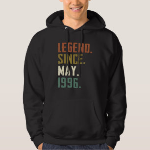 26 Years Old Legend Since May 1996 26th birthday Hoodie