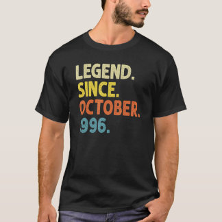 26 Years Old Legend Since October 1996 26th Birthd T-Shirt