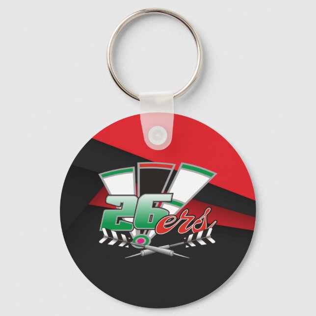 26ers Darts Team Key Ring (Front)