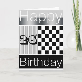 26th Birthday Card