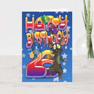 26th Birthday Card, Happy Birthday Card