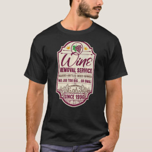 26th Birthday I Label Wine Decanter I Wine Removal T-Shirt