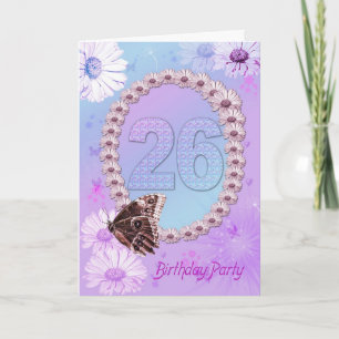 26th Birthday party Invitation