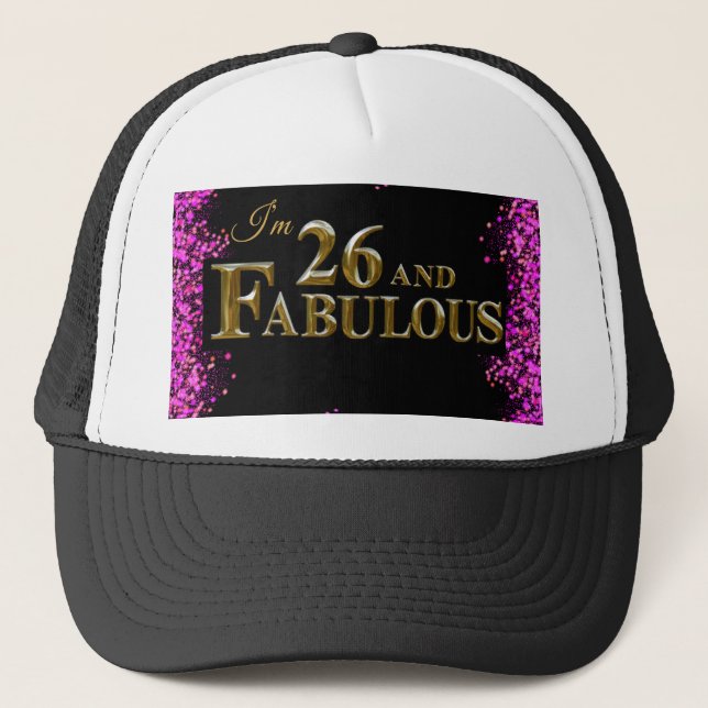 26th  Birthday  Trucker Hat (Front)