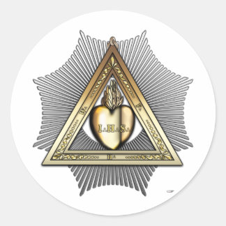 26th Degree: Friend and Brother Eternal Classic Round Sticker
