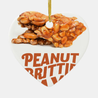 26th January - Peanut Brittle Day Ceramic Tree Decoration