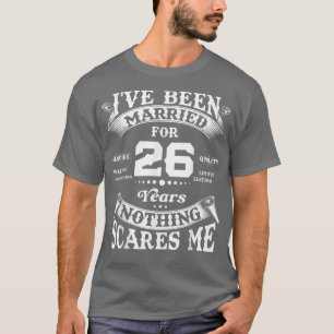 26th Party Wedding Anniversary For Couples Married T-Shirt