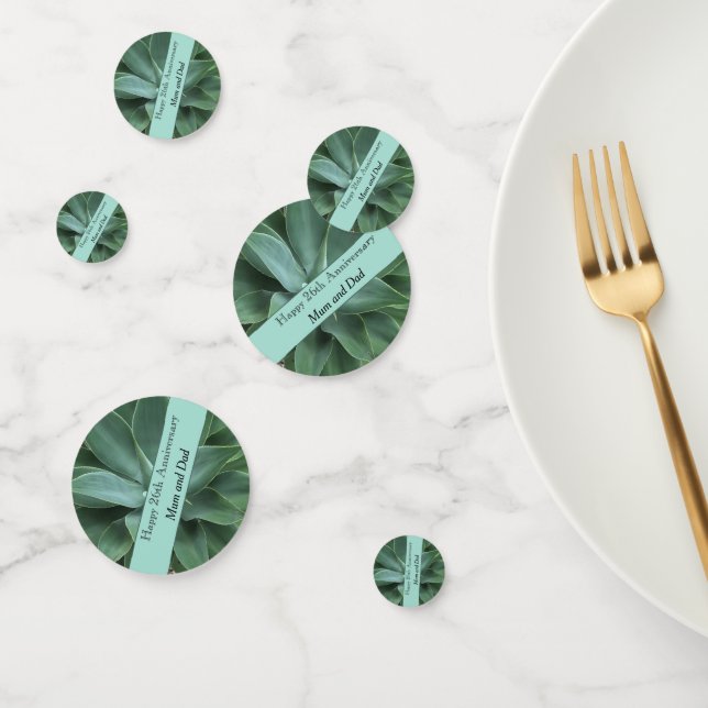 26th Wedding Anniversary Jade   Confetti (Group)