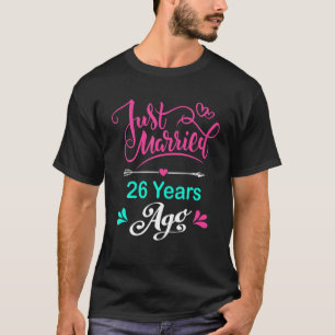 26Th Wedding Anniversary Matching Couple Him And H T-Shirt