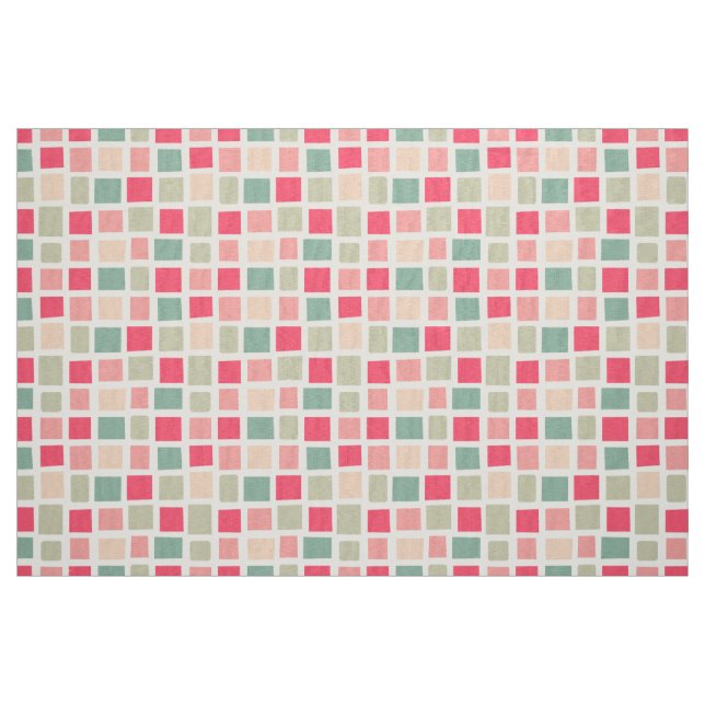 270215 Irregular rectangles - Colours 01 - White Fabric (Fat Quarter)